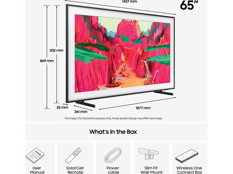 Samsung 65" The Frame Pro LS03FW Neo QLED 4K Smart TV (2025) 60 - 69 tommer TV