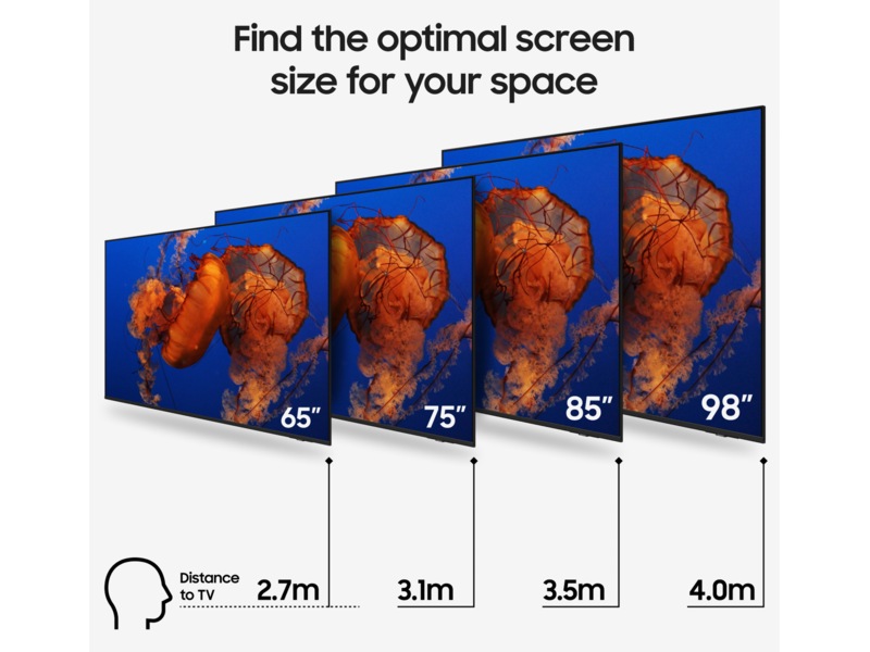 Samsung 55" U7005F UHD 4K Smart TV (2025) 50 - 59 tommer TV