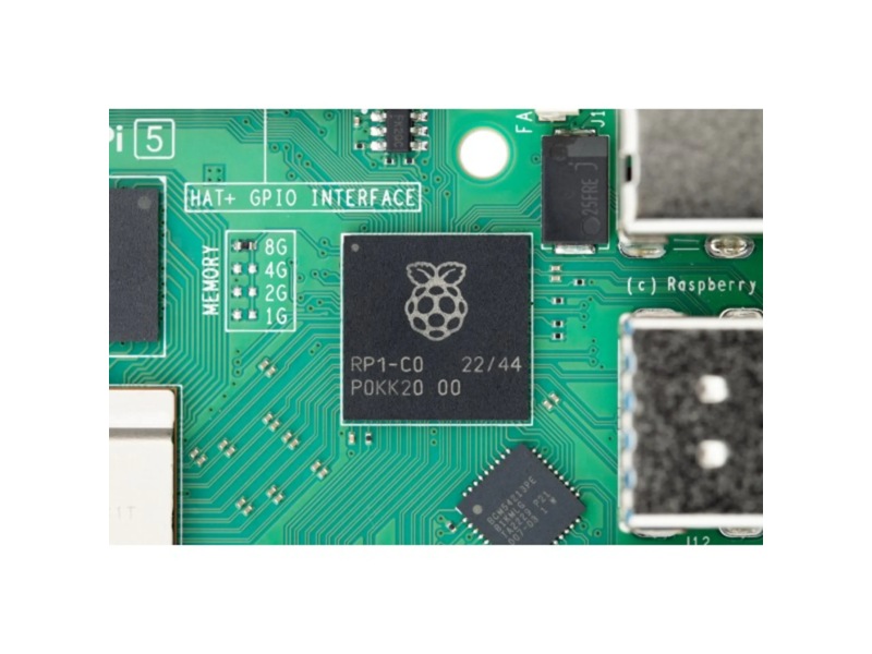 Raspberry Pi 5 16GB Integrert CPU