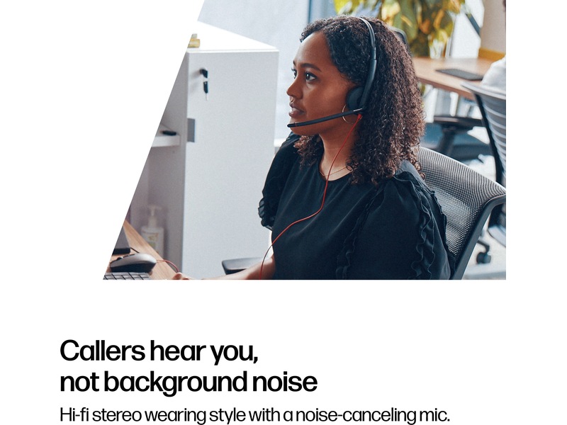 Poly Blackwire 3225 Stereo USB-C hodesett Hodesett, kablet