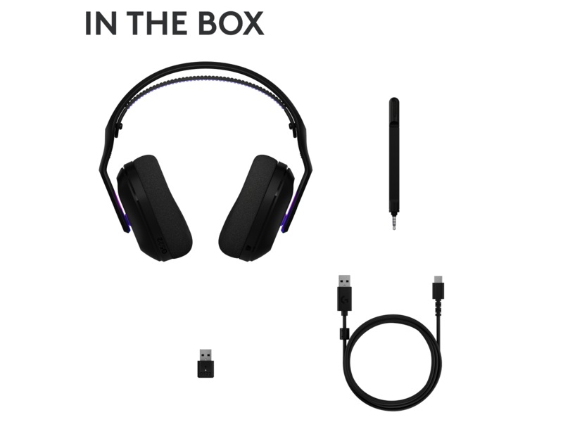 Logitech G522 Lightspeed trådløst gaming-headset (svart) Gaming headset