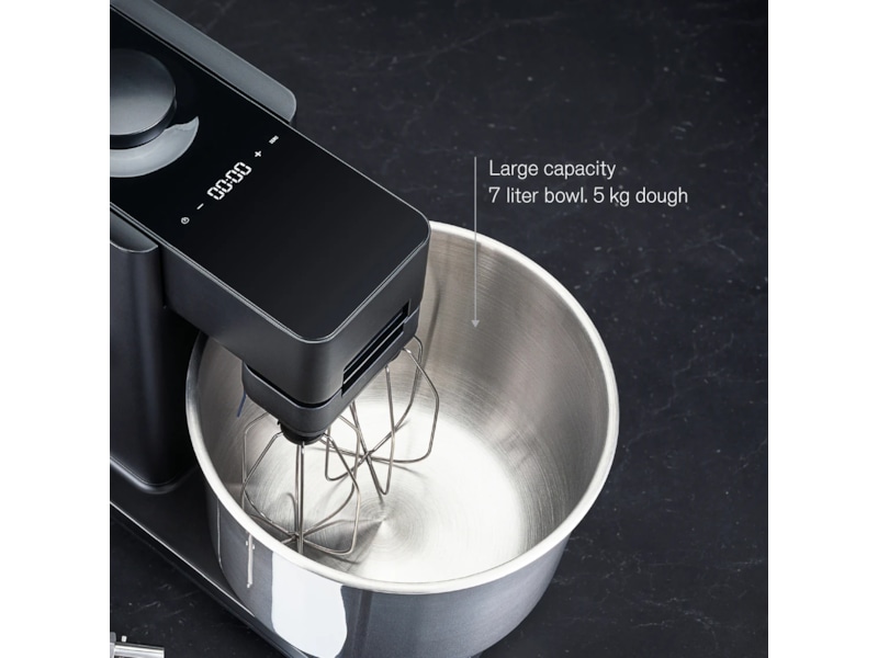 Wilfa KM2BS-T70 Probaker Timer med stålkrok (sort) Kjøkkenmaskiner