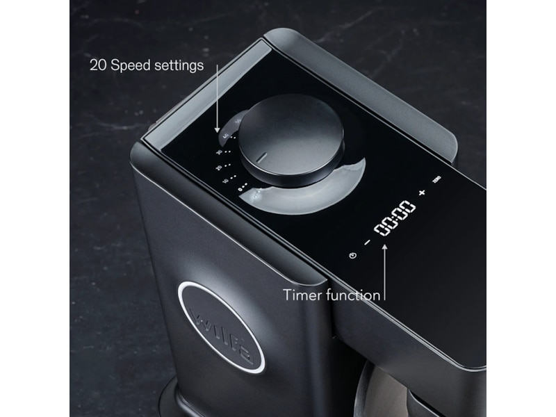 Wilfa KM2BS-T70 Probaker Timer med stålkrok (sort) Kjøkkenmaskiner