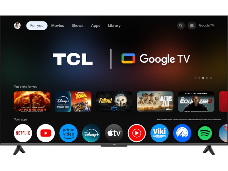 TCL 55" V6C 4K LED Google TV 50 - 59 tommer TV