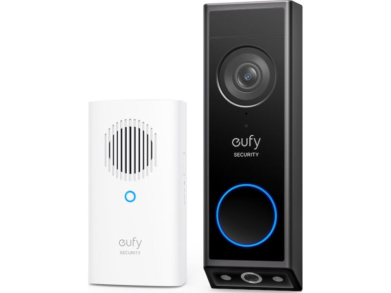 Eufy E340 videoringeklokke med Edge HomeBase Mini Ringeklokker