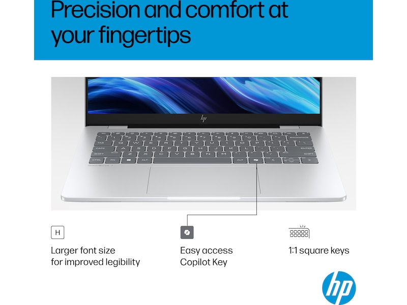 HP OmniBook 7 AI 14-fr0071no 14" 2K OLED PC - Bærbar / laptop