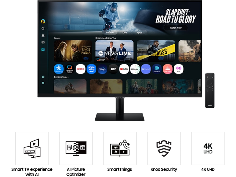 Samsung 32" smart skjerm 32FM702 Skjermer