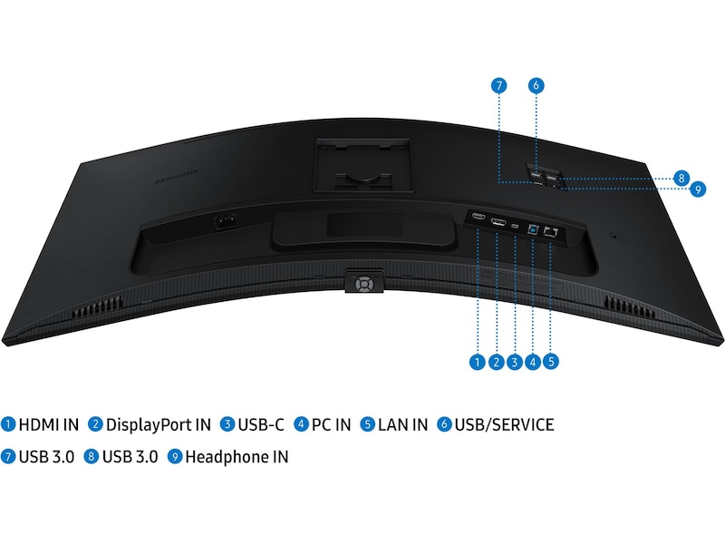 Samsung 34" curved skjerm S34C650UE Skjermer