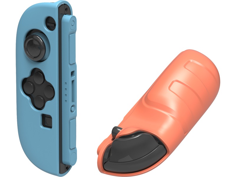 Gaminja Nintendo Switch 2 Joy-Con 2 Silikongrep (blå/oransje) Tilbehør