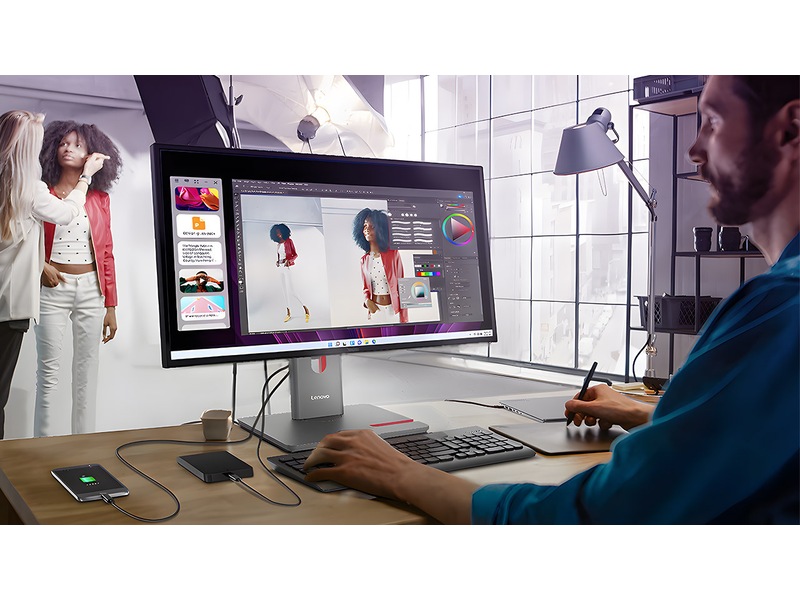 Lenovo 34" skjerm ThinkVision P34WD-40 Skjermer