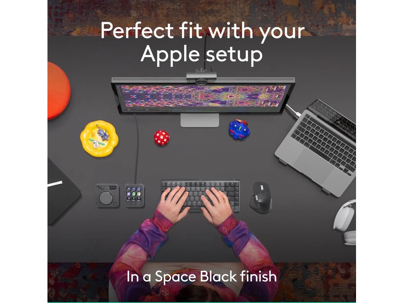 Logitech MX Master 4 for Mac Trådløs Ergonomisk Mus (space black) Mus