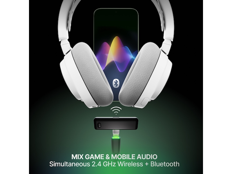 SteelSeries Arctis Nova 7X Gen 2 Trådløst Gamingheadset (hvit) Gaming headset