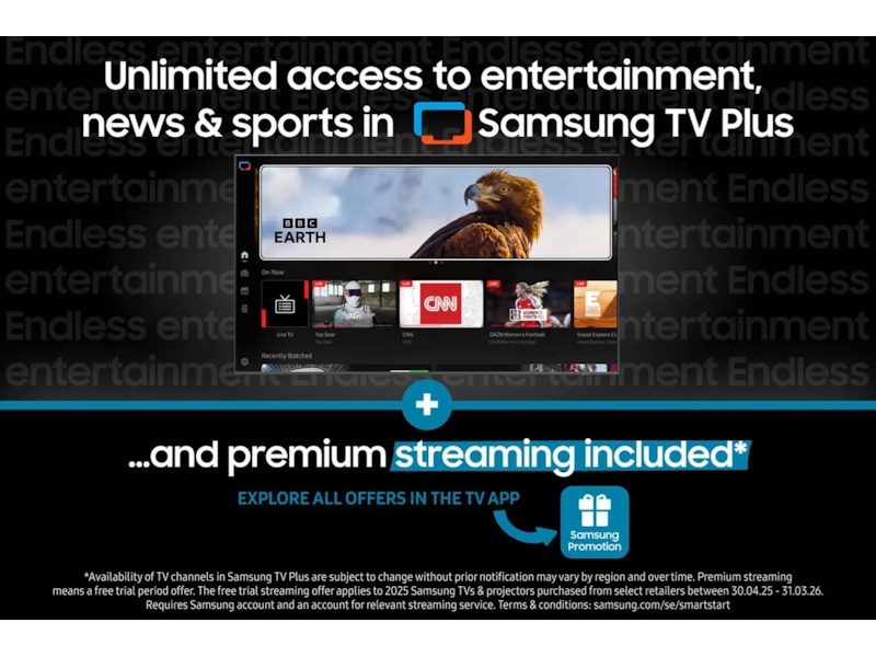 Samsung 65" Q6F QLED 4K Smart-TV (2025) 60 - 69 tommer TV