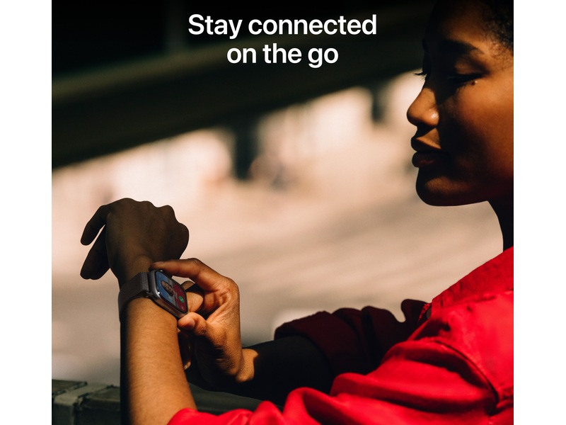 Apple Watch Series 11 GPS + LTE 42mm Aluminium (stellargrå) Smartklokker