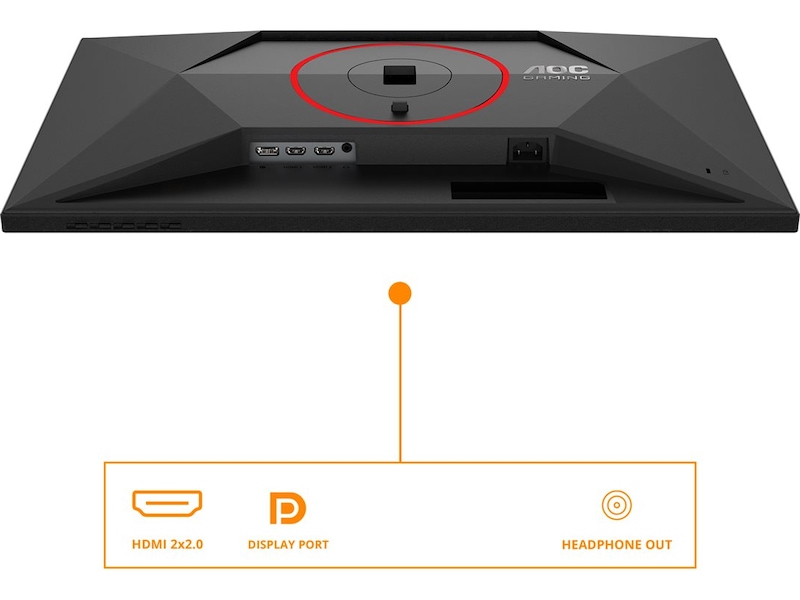 AOC 27" gamingskjerm Q27G4ZR Skjermer