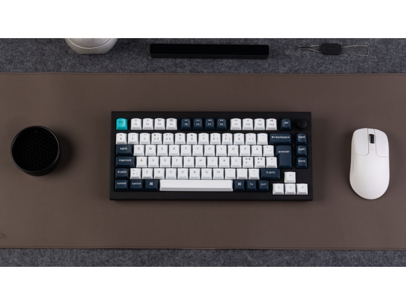Keychron Q1 MAX 75% Trådløst Tastatur Brown Switches -B-Grade Demo tastatur