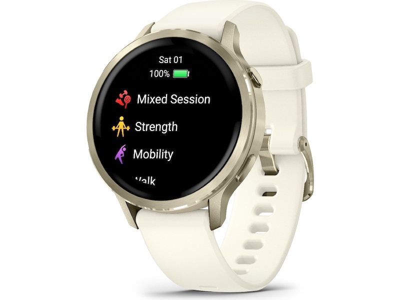 Garmin Venu 4 41mm GPS (lunar gold/bone) Smartklokker