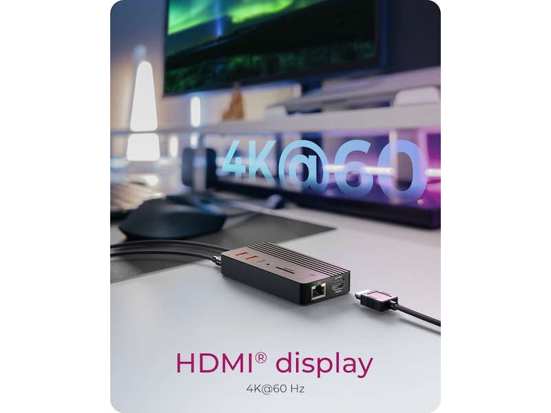 Icy Box 10-i-1 dokkingstasjon Dockingstasjon & USB-HUB