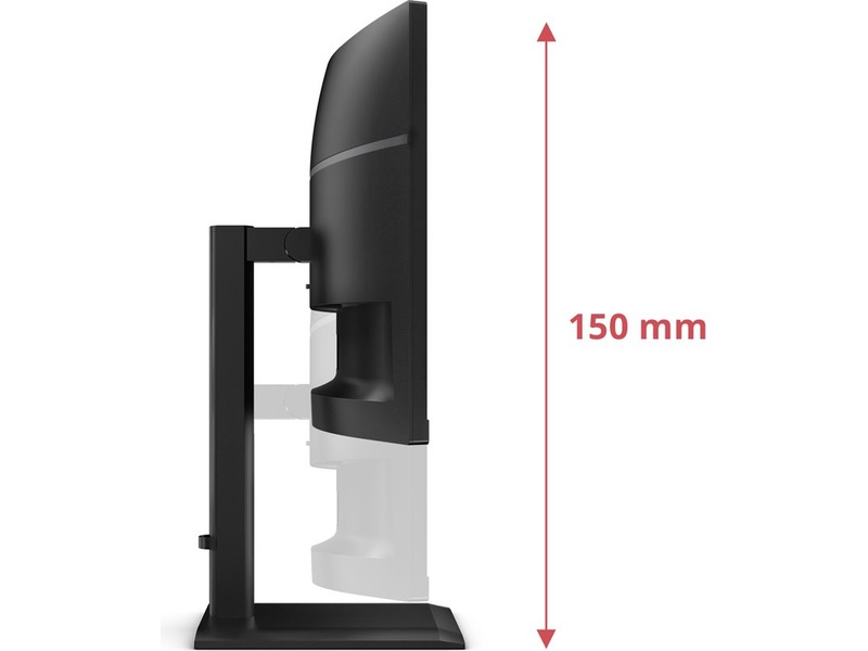 AOC 34" buet skjerm CU34E4CV Skjermer