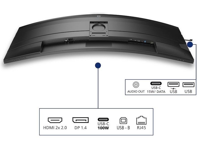 Philips 49" curved skjerm 49B2U5900C/00 Skjermer