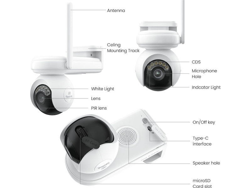Reolink Altas PT Ultra trådløst utendørs overvåkningskamera -B-Grade Demo hjem & fritid