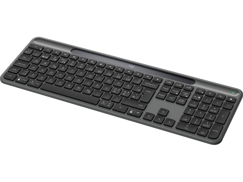 Logitech Signature Slim Solar+ Trådløst Tastatur K980 (grafittgrå) Tastatur
