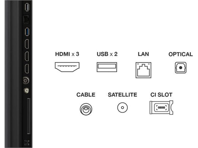 TCL 65" C69KS 4K QD-Mini LED Google TV 70 - 79 tommer TV