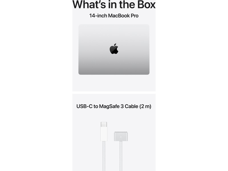 MacBook Pro 14 M5 (2025) 1TB (sølv) PC - Bærbar / laptop