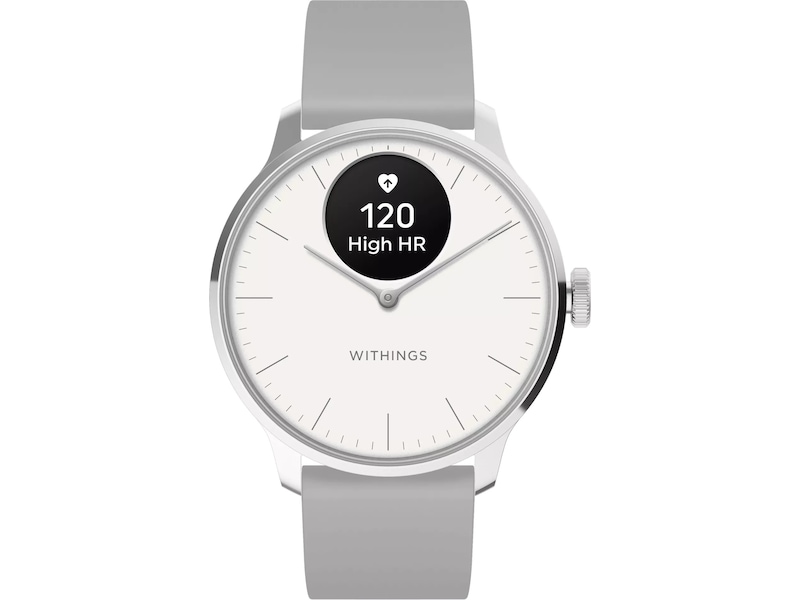Withings ScanWatch Light 37mm GPS (hvit) -B-Grade Demo klokker