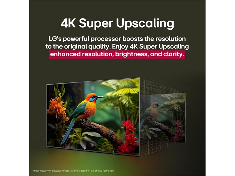 LG 86'' NANO81 NanoCell AI 4K Smart TV (2025) Over 80 tommer TV