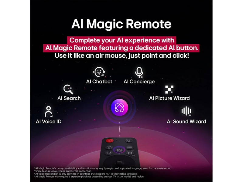 LG 86'' NANO81 NanoCell AI 4K Smart TV (2025) Over 80 tommer TV