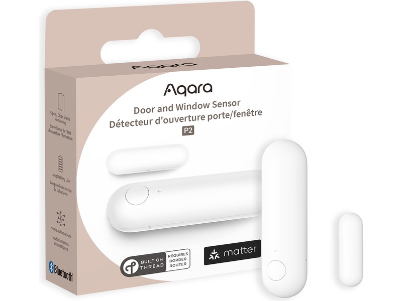 Aqara Dør- og vindussensor P2 (hvit) Sensorer