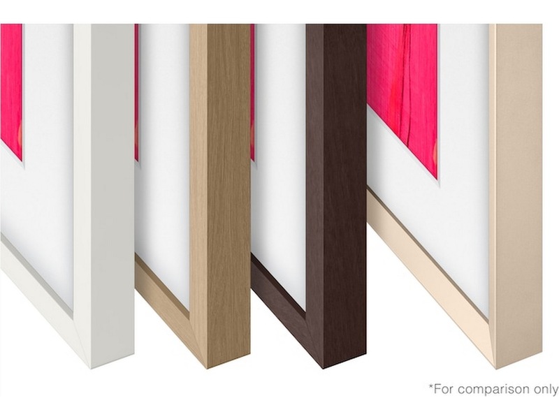 Samsung The Frame Pro 75" LS03FW + ramme Beige Wood 60 - 69 tommer TV