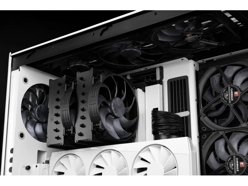 Noctua NF-A14x25r G2 PWM Sx2-PP chromax.black Vifte Vifter