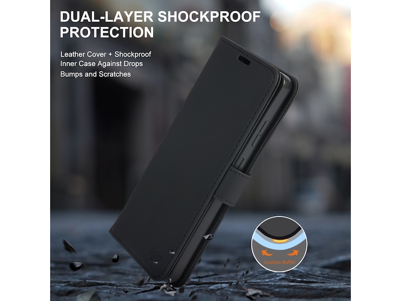 iiglo Galaxy S26 Ultra Lommebokdeksel (sort) Deksel til mobiltelefon