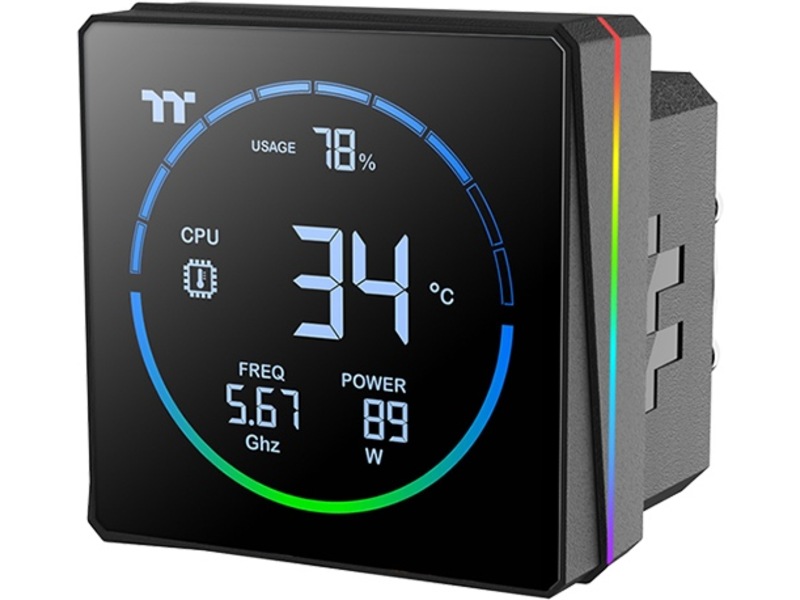 Thermaltake TH240-S V3 ARGB Sync All-In-One Kjøler (sort) CPU - Vannkjøling