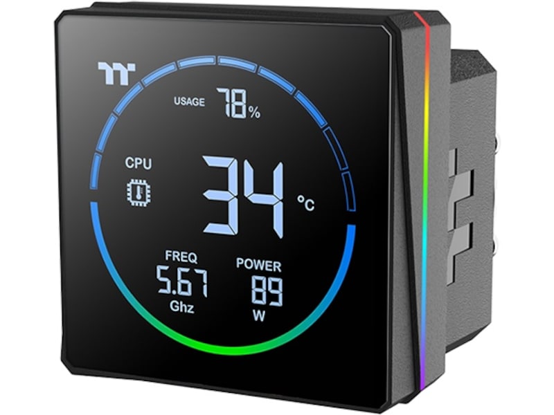 Thermaltake TH360-S V3 ARGB Sync All-In-One Kjøler (sort) CPU - Vannkjøling