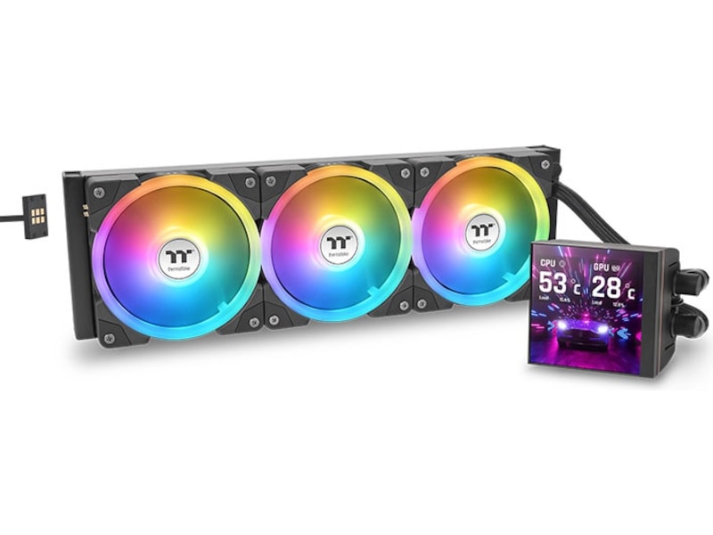 Thermaltake MAGFloe 360 Ultra ARGB AIO Kjøler (svart) CPU - Vannkjøling