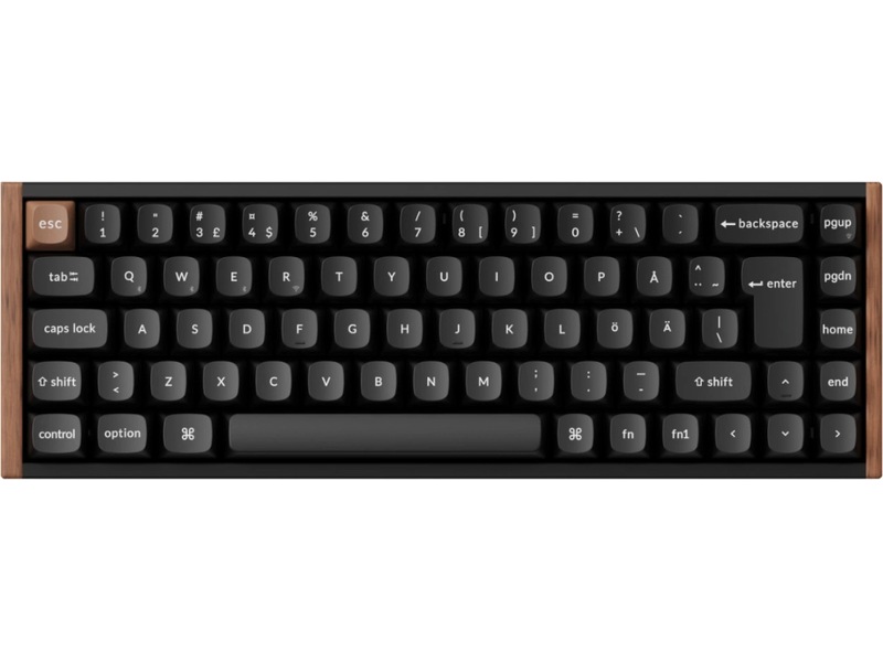 Keychron K6 HE SE Trådløst Gamingtastatur (tre/svart) Gamingtastatur