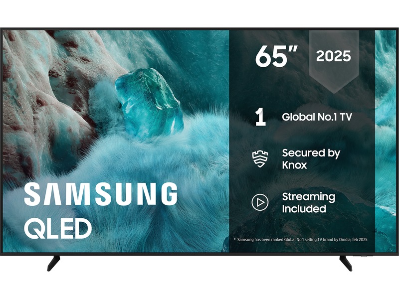 Samsung 65" Q7FA QLED 4K Smart-TV (2025) + lydplanke 50 - 59 tommer TV