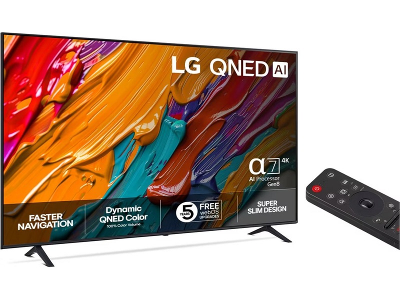 LG 75'' QNED7E AI 4k Smart TV 75QNED7EA6B (2025) 70 - 79 tommer TV