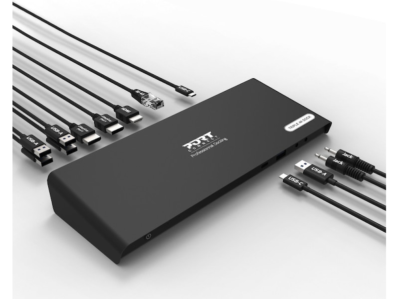 Port Design Docking Station Type C Office 3x4K 85W -B-Grade