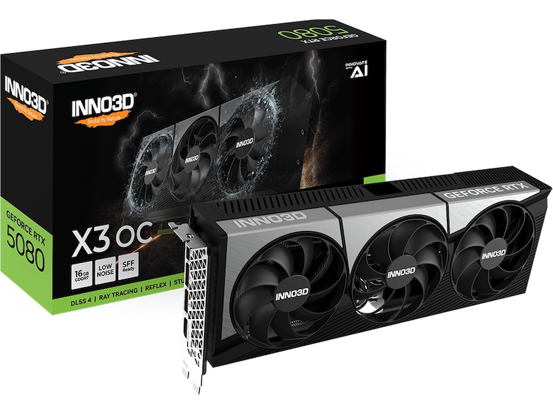 INNO3D GeForce RTX 5080 X3 OC Skjermkort