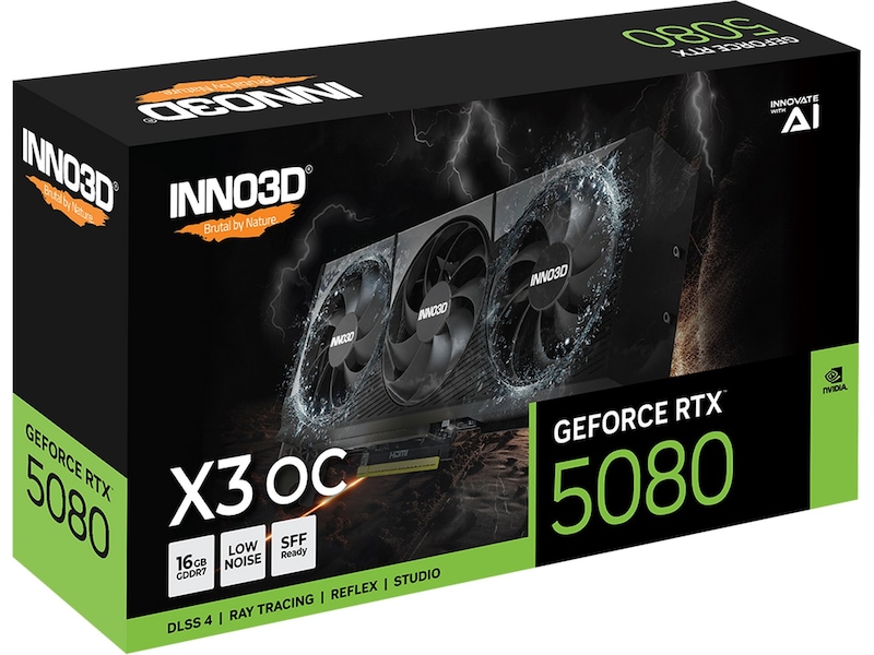 INNO3D GeForce RTX 5080 X3 OC Skjermkort