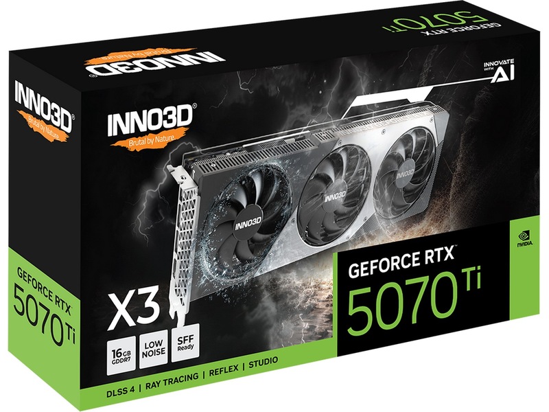 INNO3D GeForce RTX 5070 Ti X3 Skjermkort