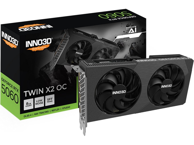 INNO3D GeForce RTX 5060 Twin X2 OC V2 Skjermkort