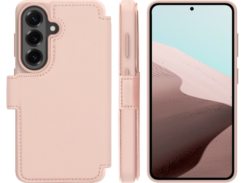 dbramante1928 Galaxy S26 Lynge 2-i-1 lommebokdeksel (pink sand) Deksel til mobiltelefon