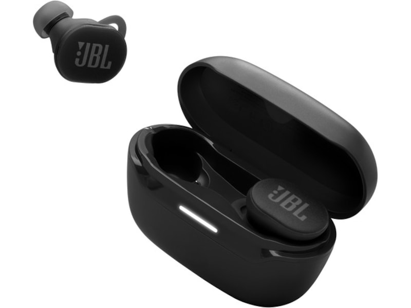 JBL Endurance Race 2 trådløse sportshodetelefoner med ANC Svart. Smart ambient Ørepropper