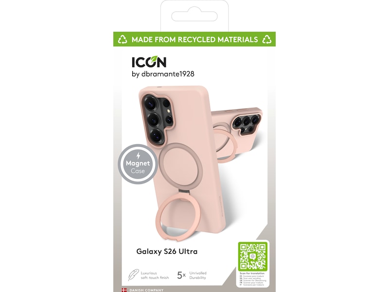 dbramante1928 Galaxy S26 Ultra Roskilde ICON deksel (pink sand) Deksel til mobiltelefon