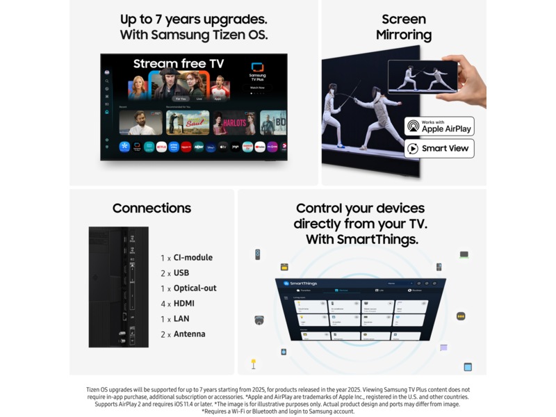 Samsung 75" QN73F Neo QLED 4K Mini LED Smart TV (2025) -B-Grade Demo TV/projektor